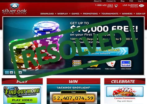 silver oak casino scam.